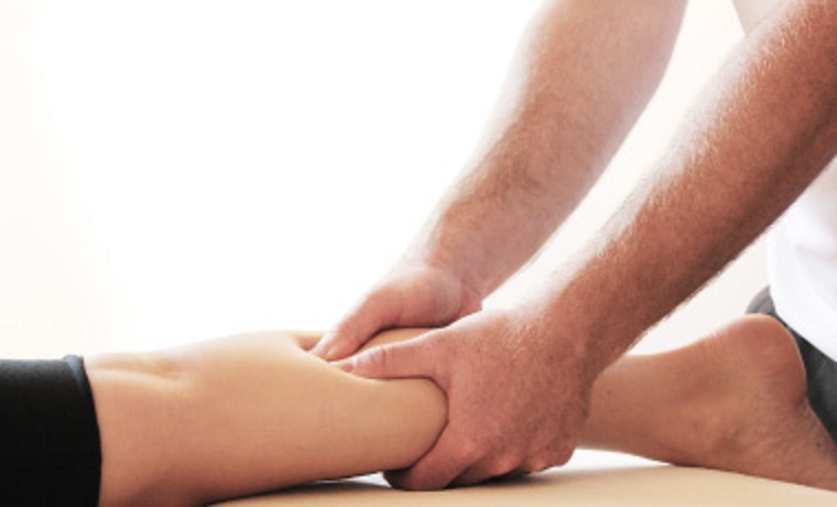 A calf massage
